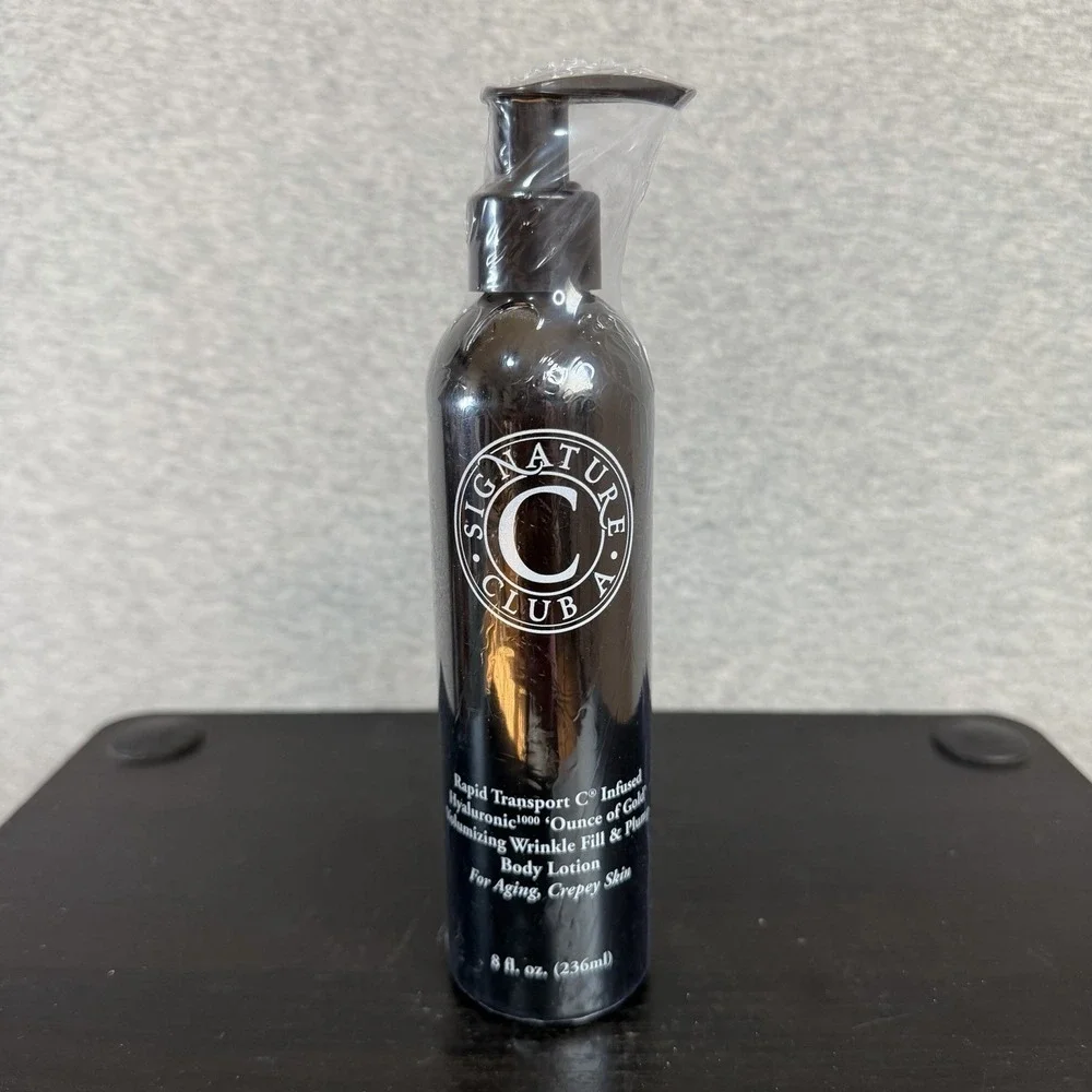 Signature Club A Rapid Transport C Infused Hyaluronic Ounce Gold Body Lotion 8oz